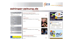 Desktop Screenshot of echinger-zeitung.de