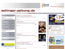 Tablet Screenshot of echinger-zeitung.de